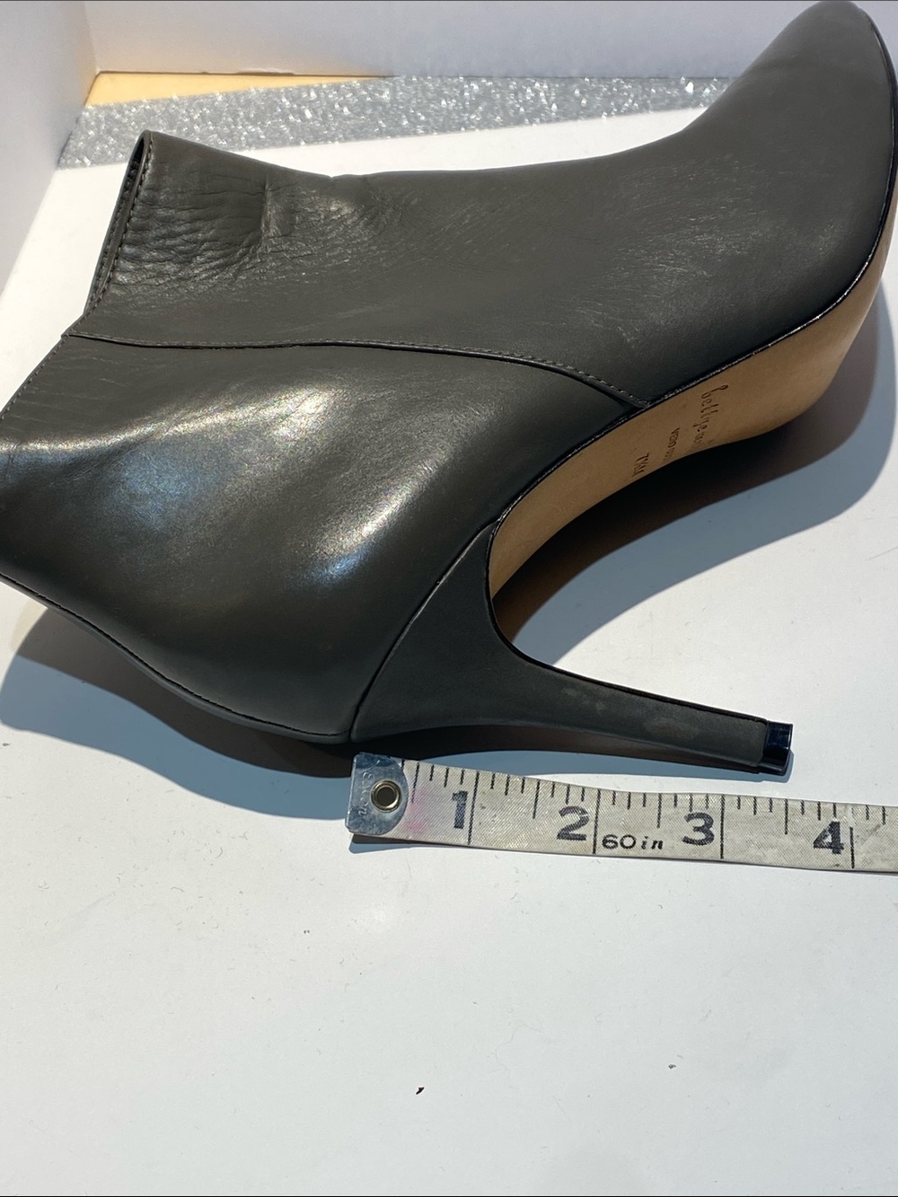 Betty Muller Elegant Gray Women's Ankle Boots Sz 7.5 F18 - Picture 9 of 9